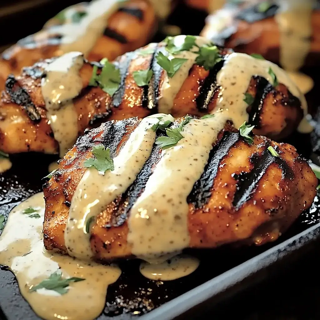 Cajun Grilled Chicken with Alabama White Sauce delights taste buds!