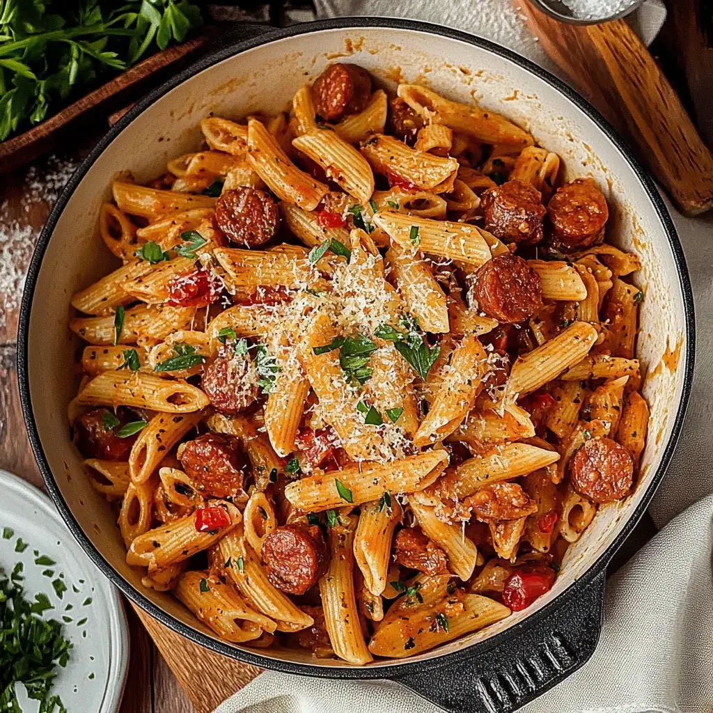 Cajun Sausage Pasta: A Spicy Delight to Savor Today!