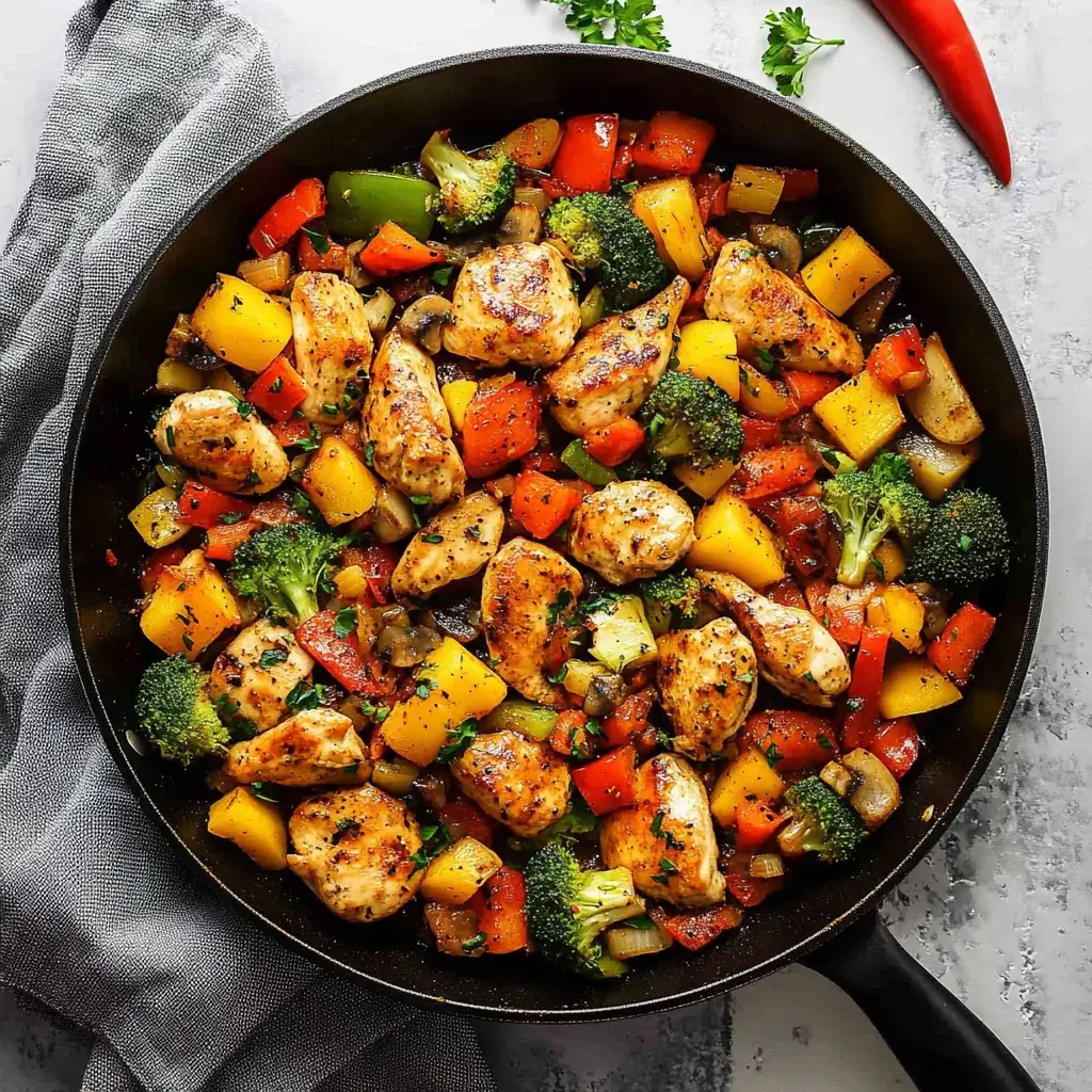 One-Pan Chicken and Vegetables: A Quick, Delicious Meal!