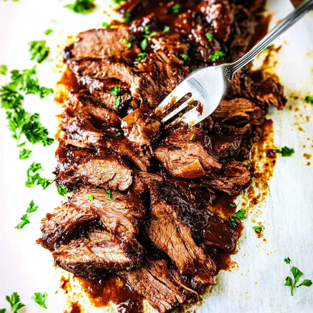 Slow Cooker BBQ Beef Brisket: Tender, Juicy Delight!