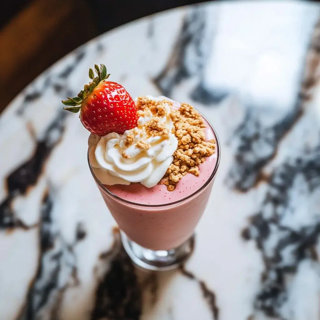 Strawberry Shortcake Protein Smoothie: A Creamy Delight!
