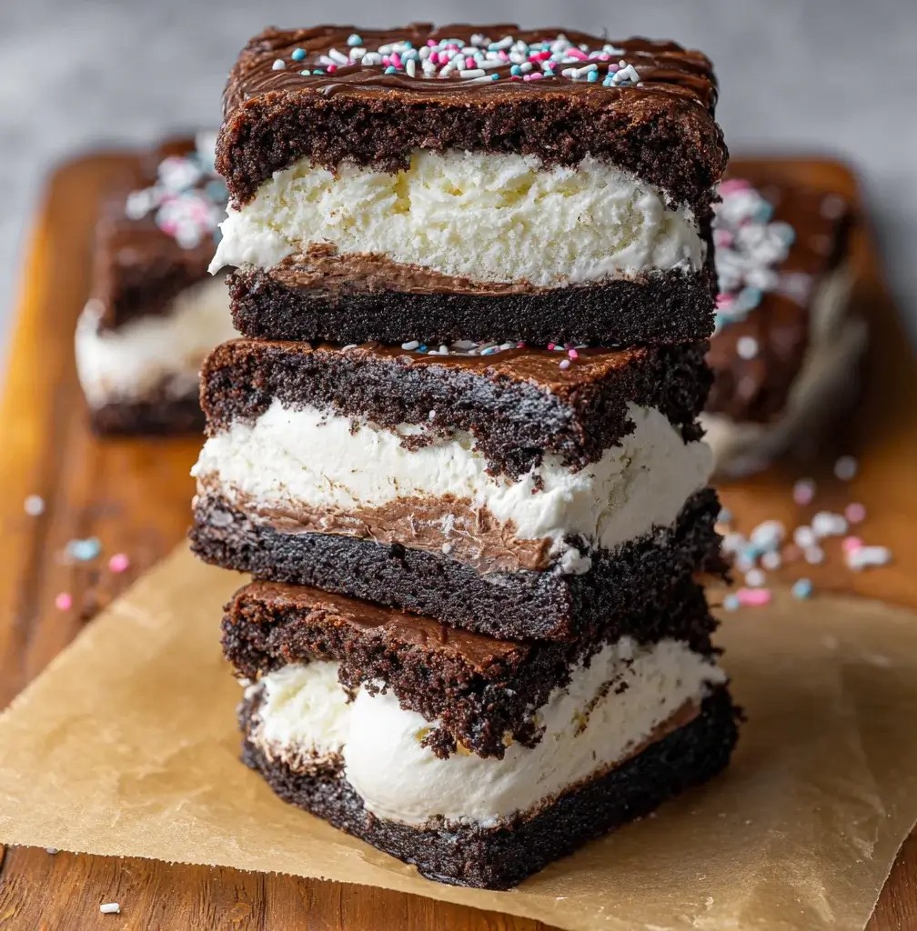 Brownie Ice Cream Sandwiches: Delightful Treat Recipe!