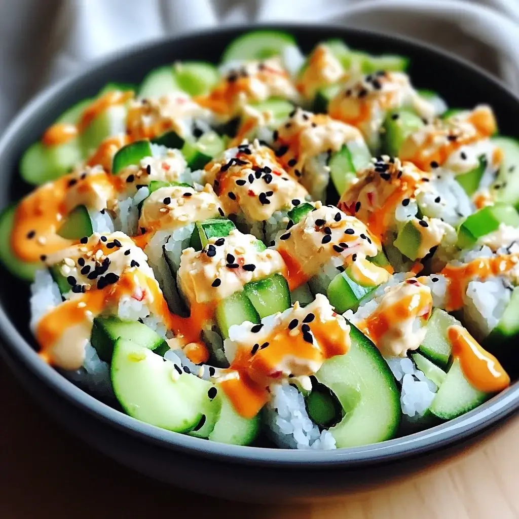 California Roll Cucumber Salad: A Fresh, Easy Delight!