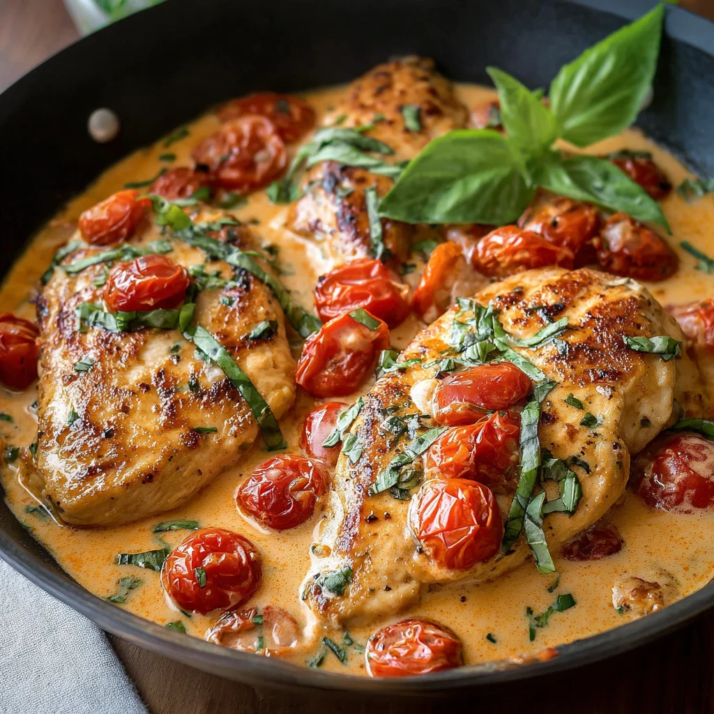 Creamy Tomato Basil Chicken: A Delightful Recipe Awaits!