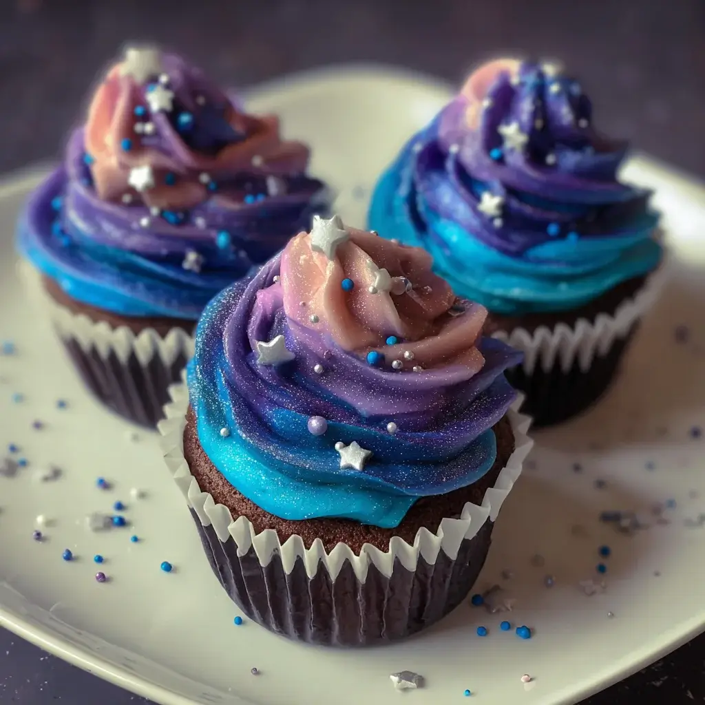 Galaxy Cupcakes: A Delicious Journey to Outer Space!