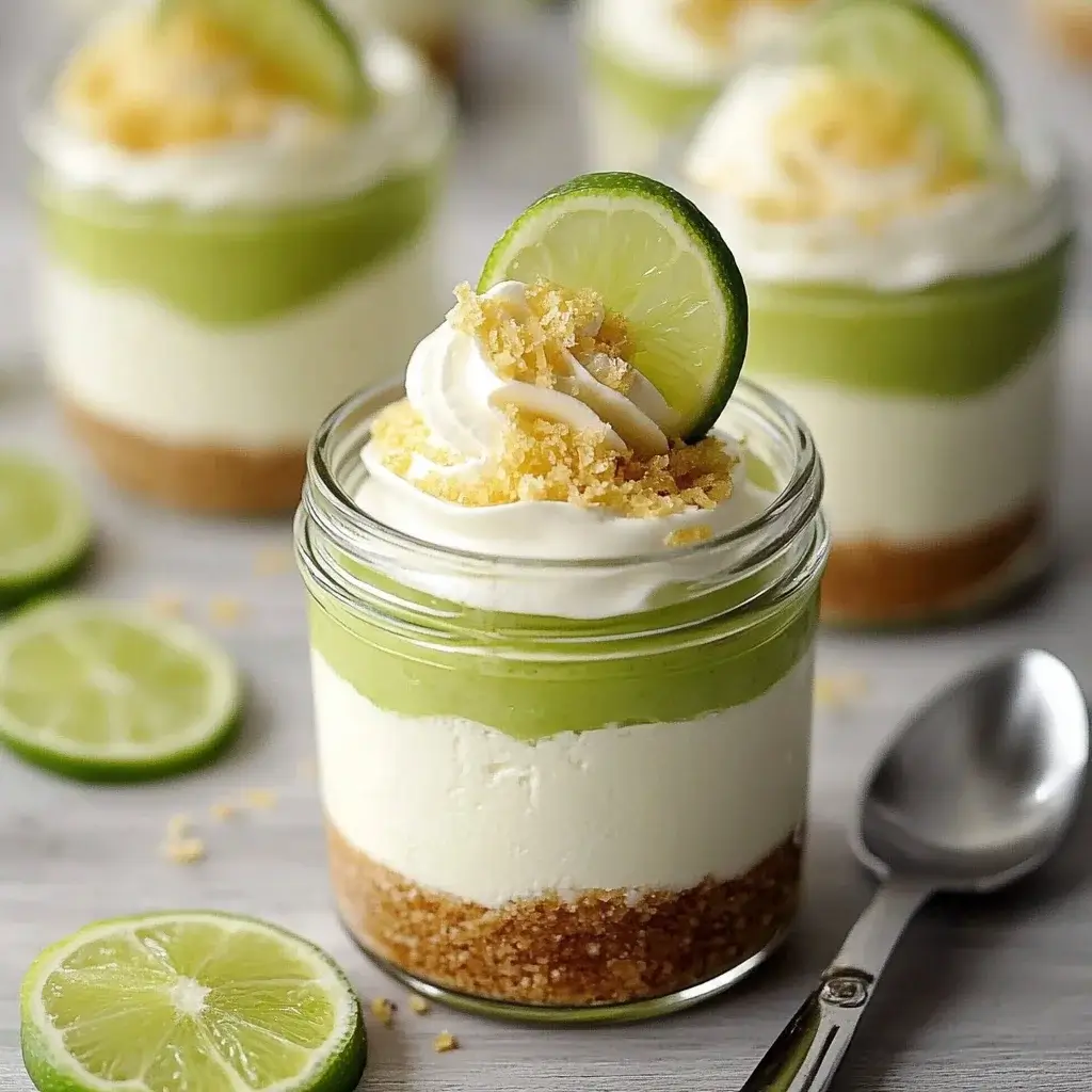 No-Bake Key Lime Cheesecake Jars: Easy Recipe Awaits!