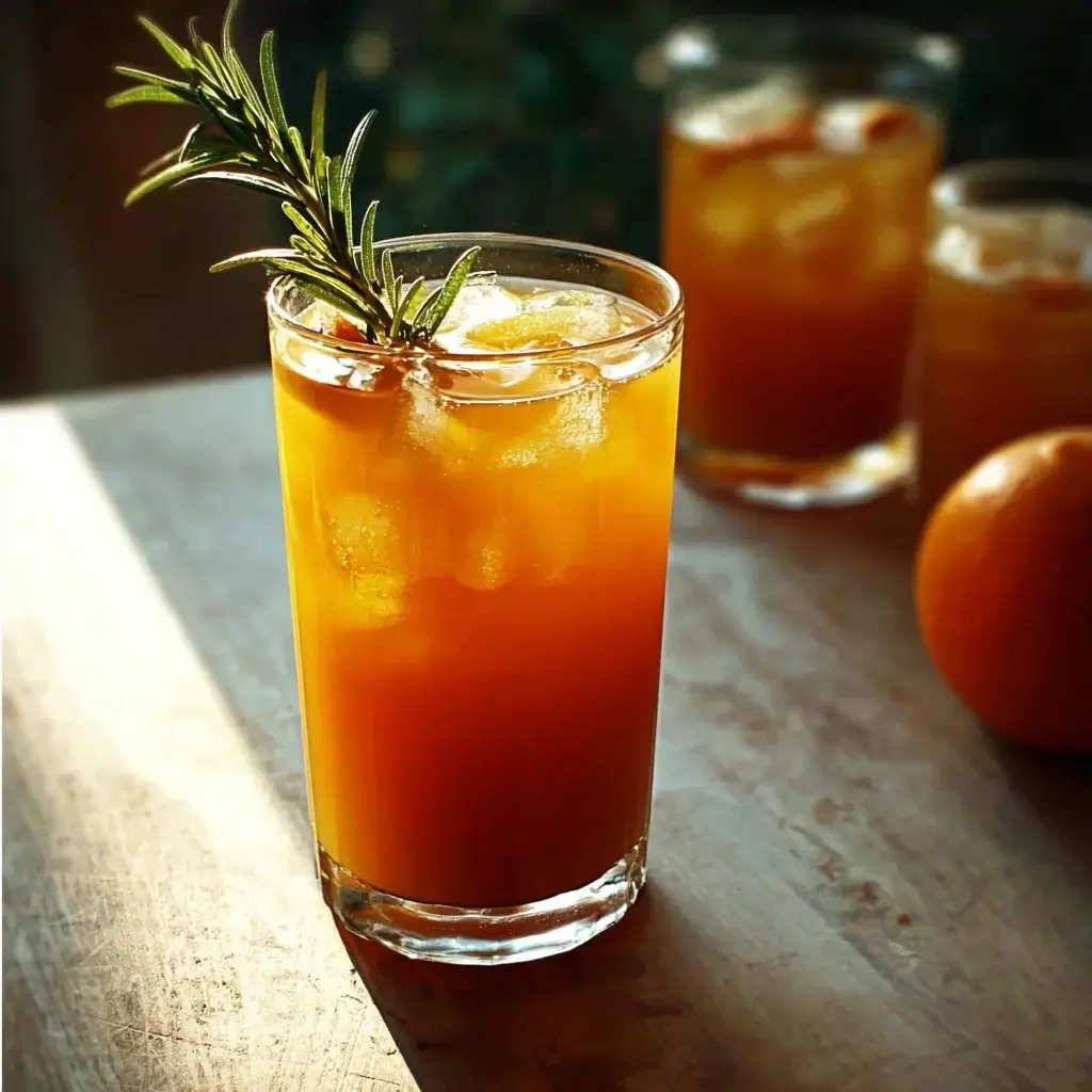 Orange Rosemary Iced Tea: A Refreshing Summer Delight
