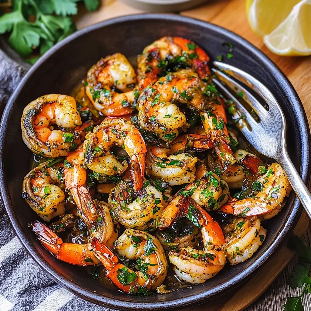 Pan-Seared Chimichurri Shrimp: A Flavorful Delight!
