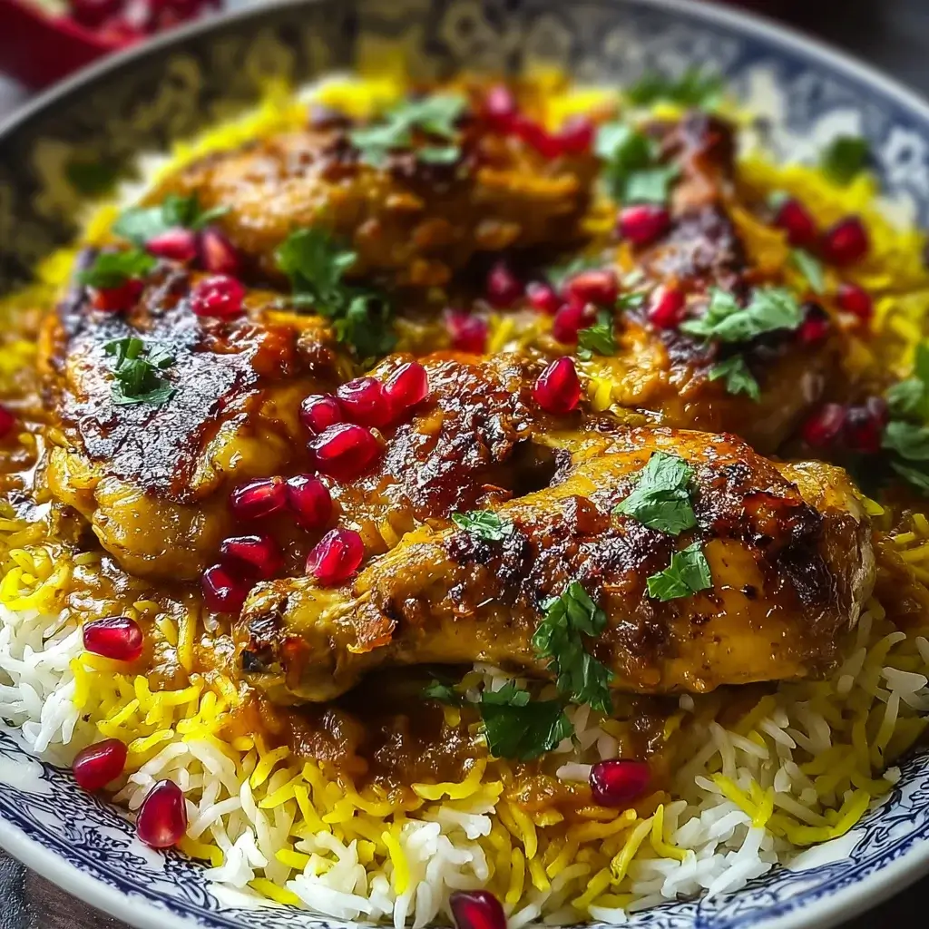 Persian Chicken with Saffron and Pomegranate: Discover Flavors!