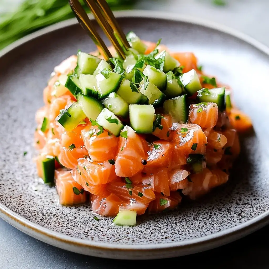 Savory Salmon Tartare: A Refreshing Delight Recipe!