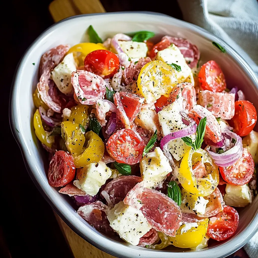 Italian Chopped Antipasto Salad: A Flavorful Delight!