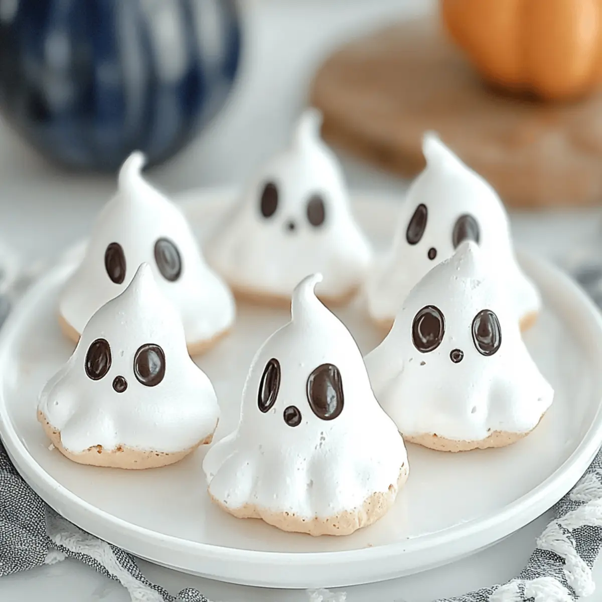 Delicious Ghost Meringues