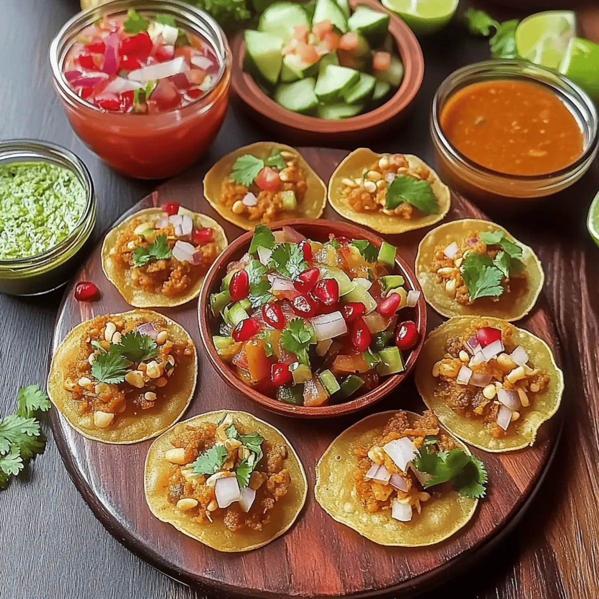 Delicious Masala Papad Platter
