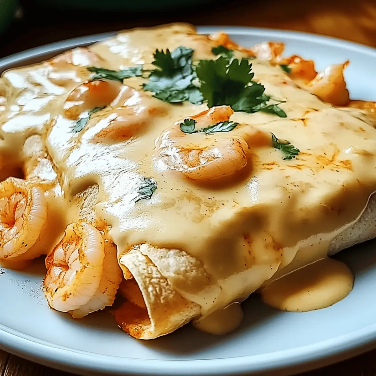 Irresistible Creamy Shrimp Enchiladas