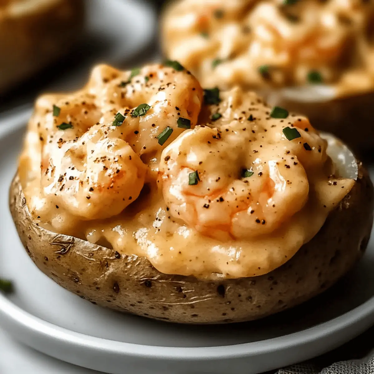 Loaded Cajun Seafood Stuffed Potatoes