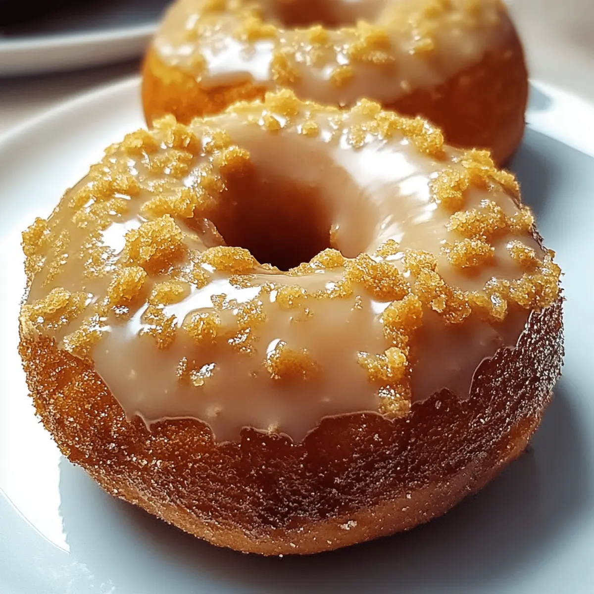 Pumpkin Donuts with Maple Glaze