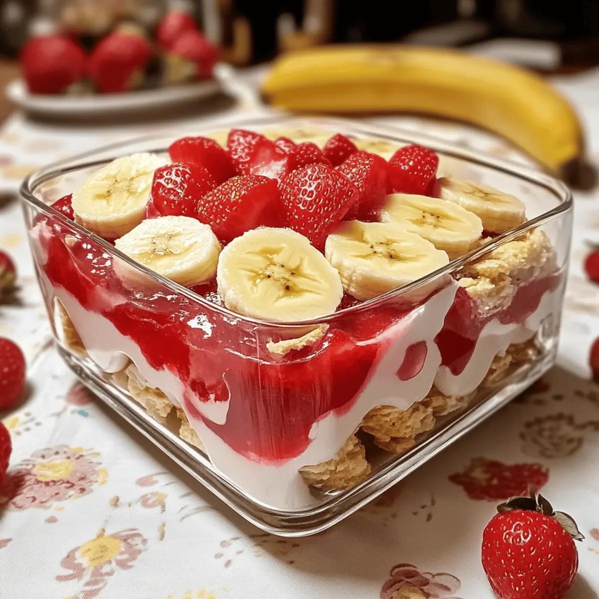 Strawberry Banana Pudding Dream