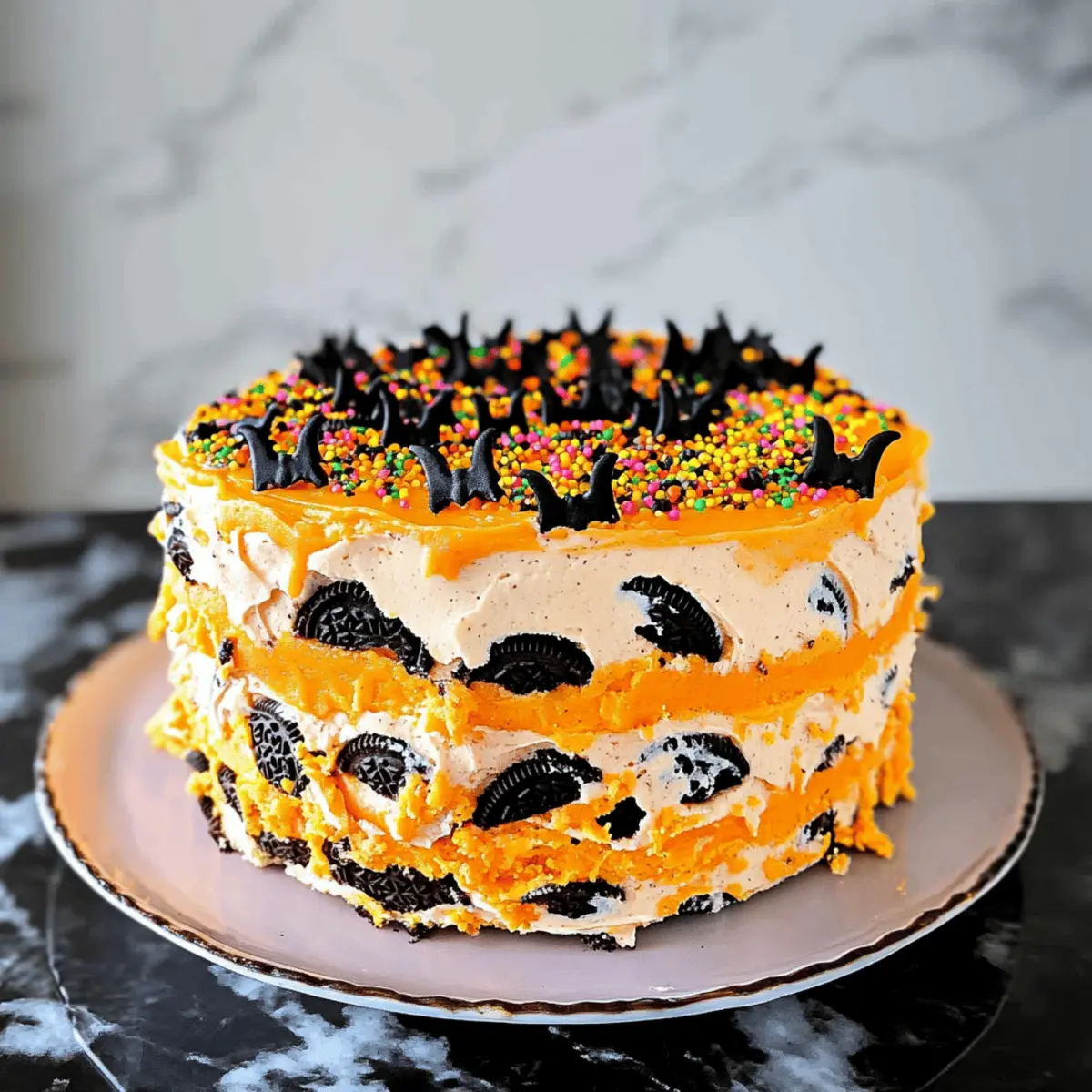 Halloween Icebox Cake