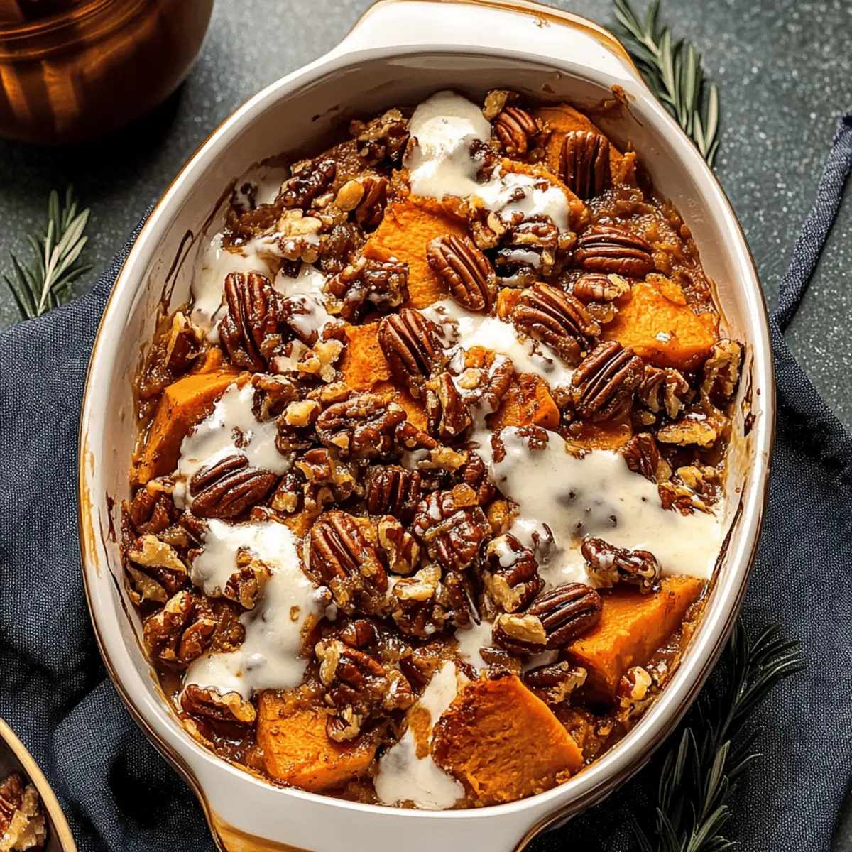 Southern Maple Sweet Potato Casserole