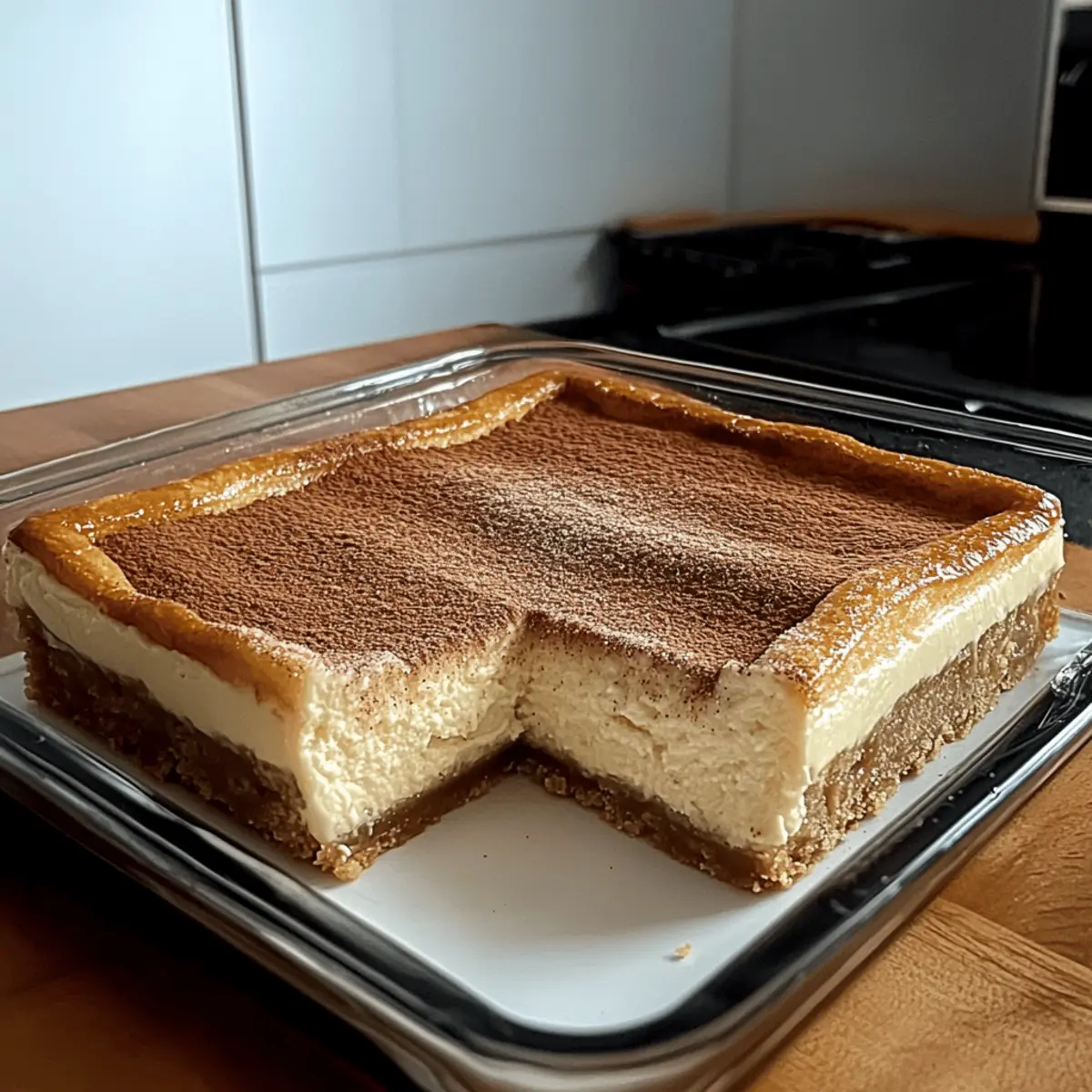 ecadent Churro Cheesecake Bars