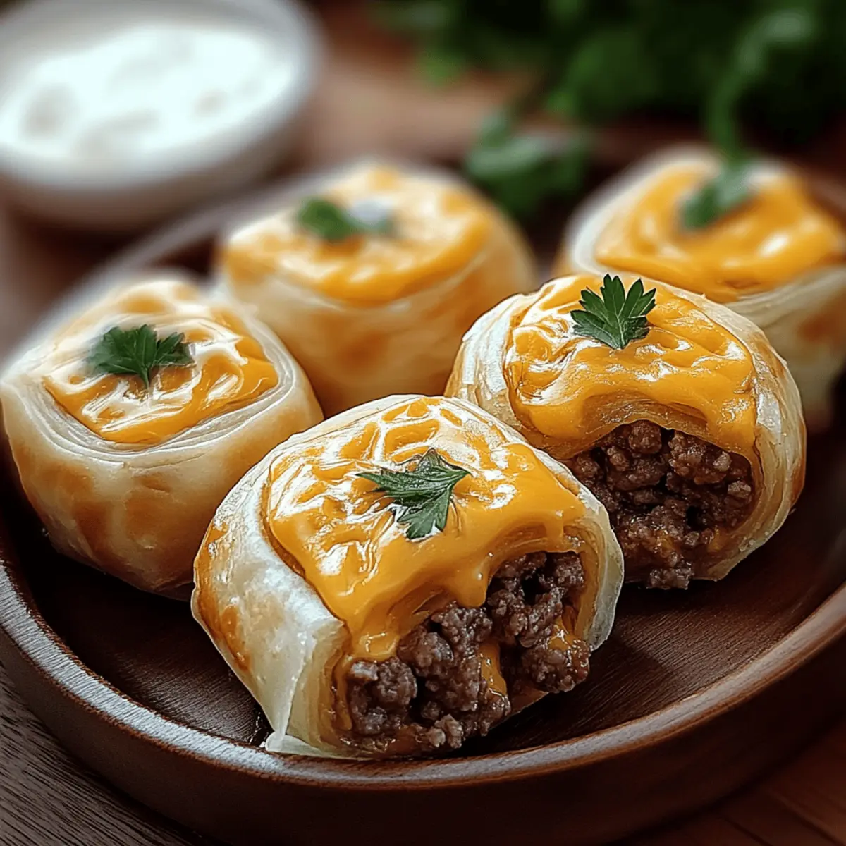 Cheeseburger Rollups