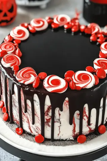 Spooky Halloween Marble Cake