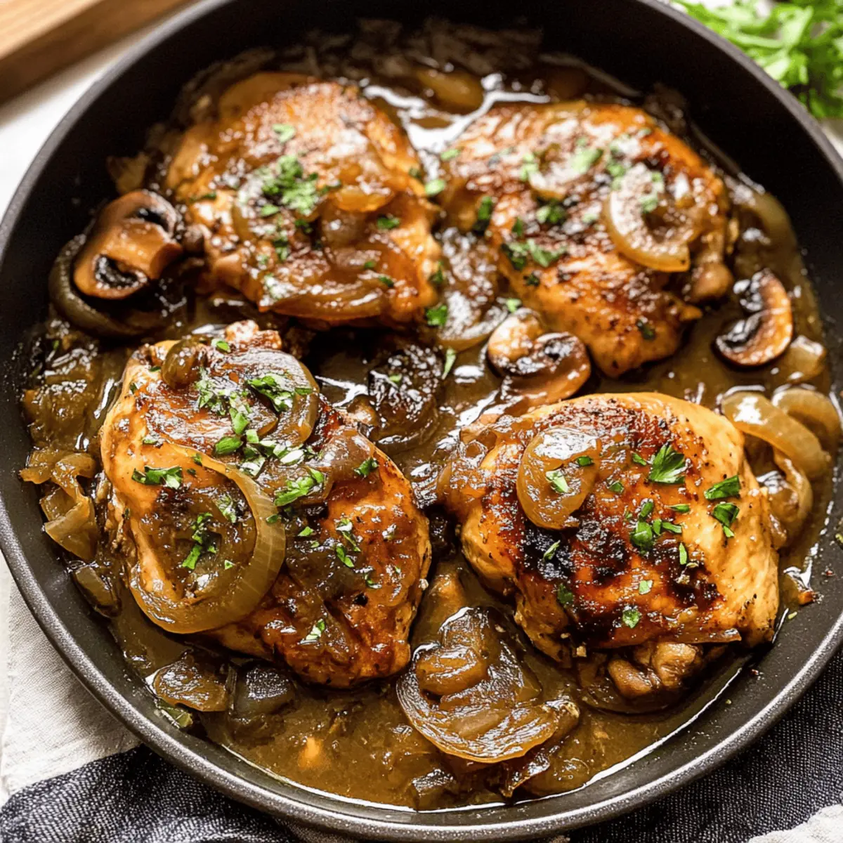 Cider Braised Chicken