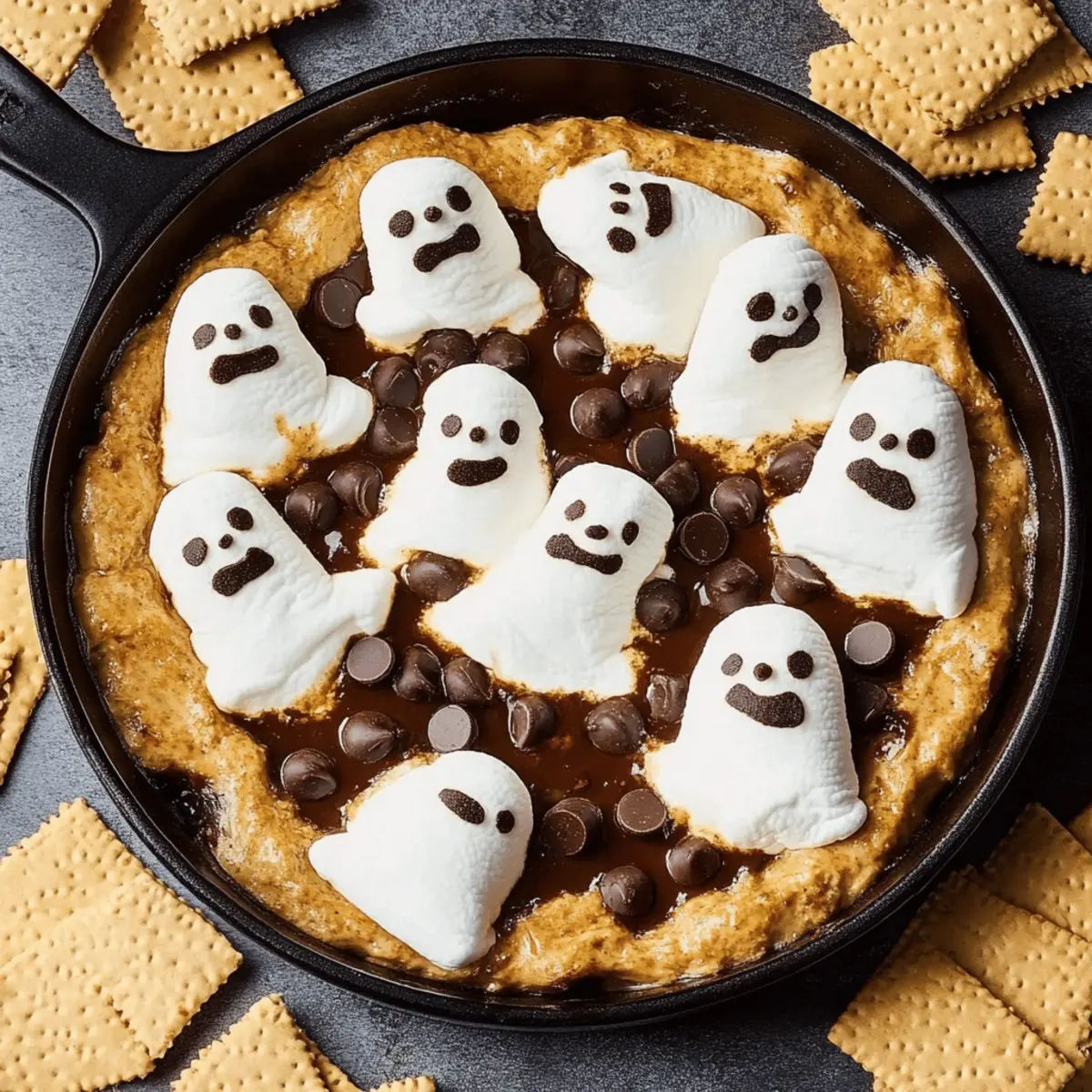 Ghost S'mores Dip