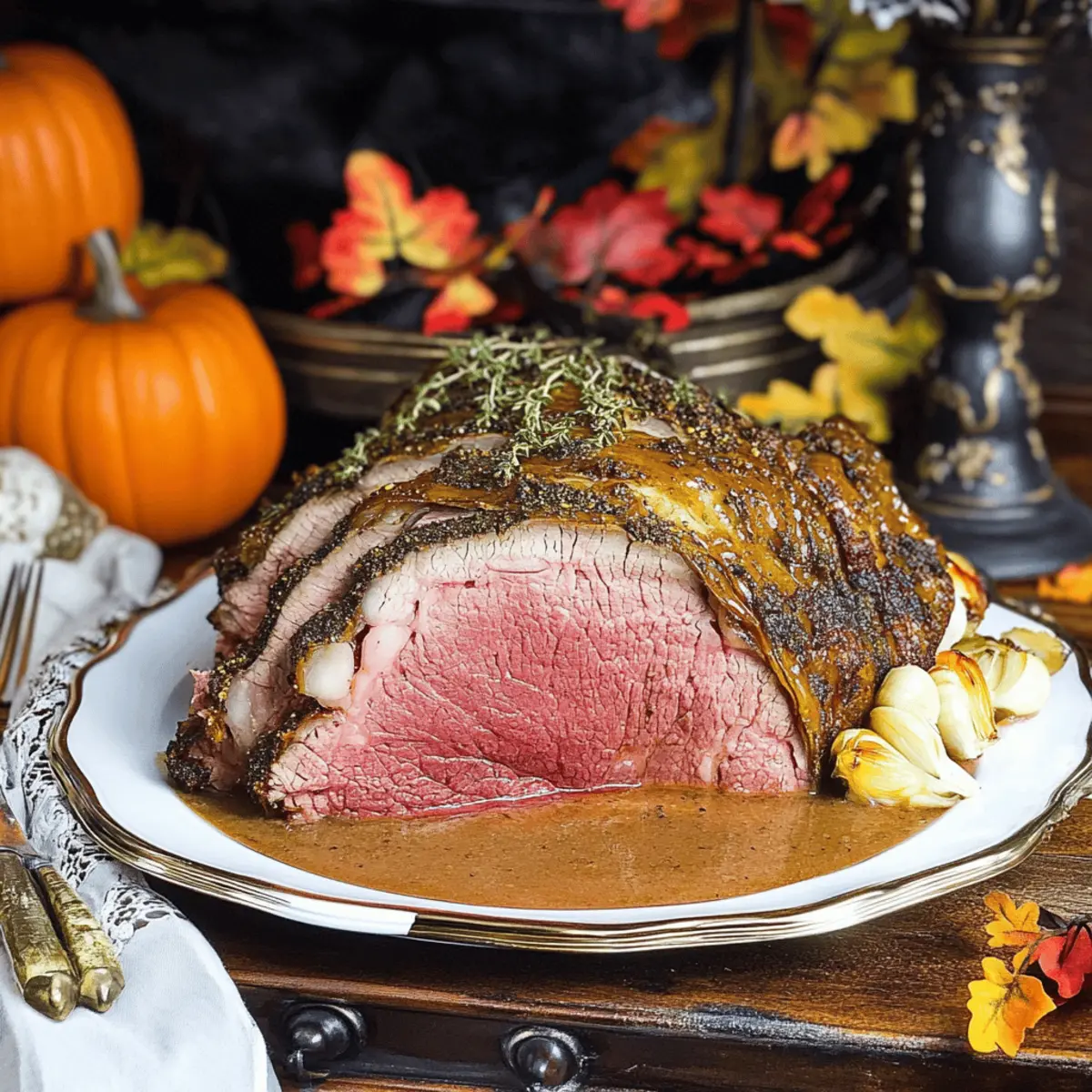 Garlic and Herb Prime Rib Roast