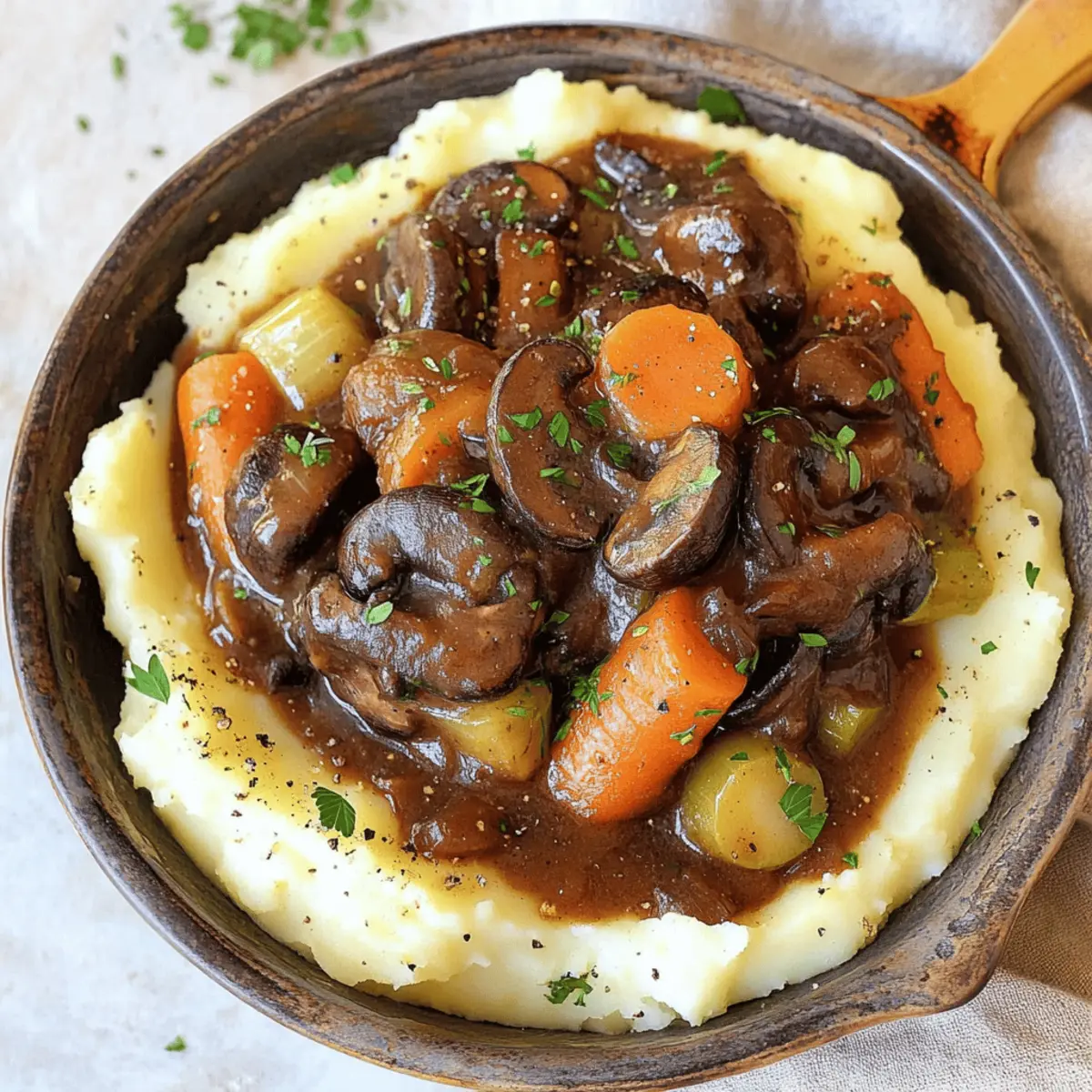 Vegan Mushroom Bourguignon Recipe
