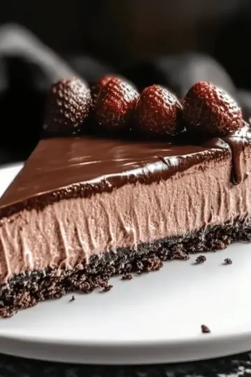 No-Bake Chocolate Cheesecake