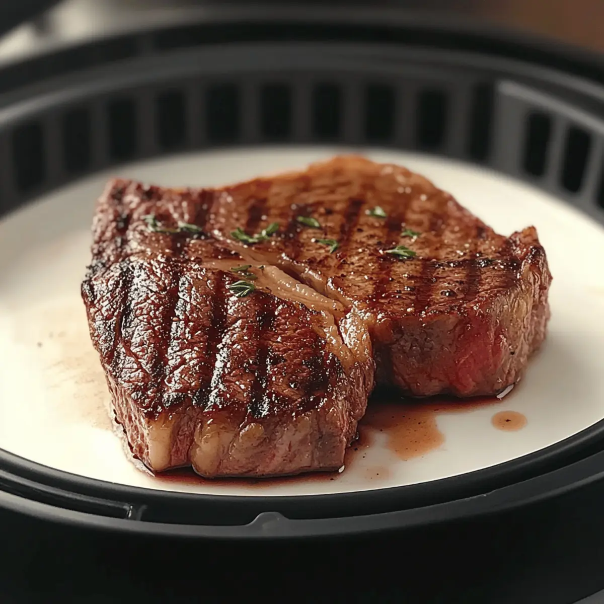 Air Fryer Strip Steak