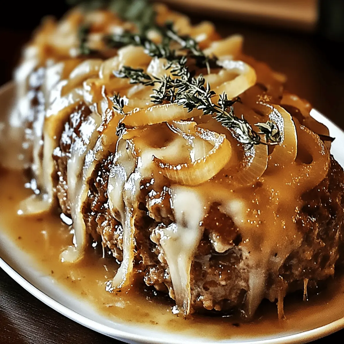 French Onion Meatloaf