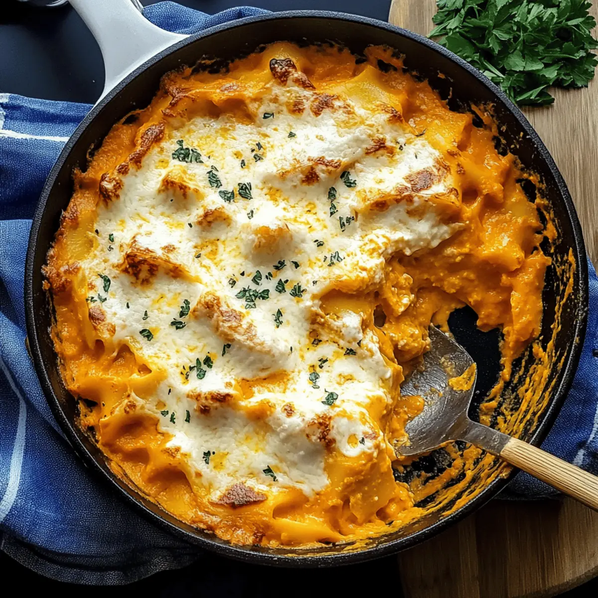 Cozy High-Protein Pumpkin Lasagna