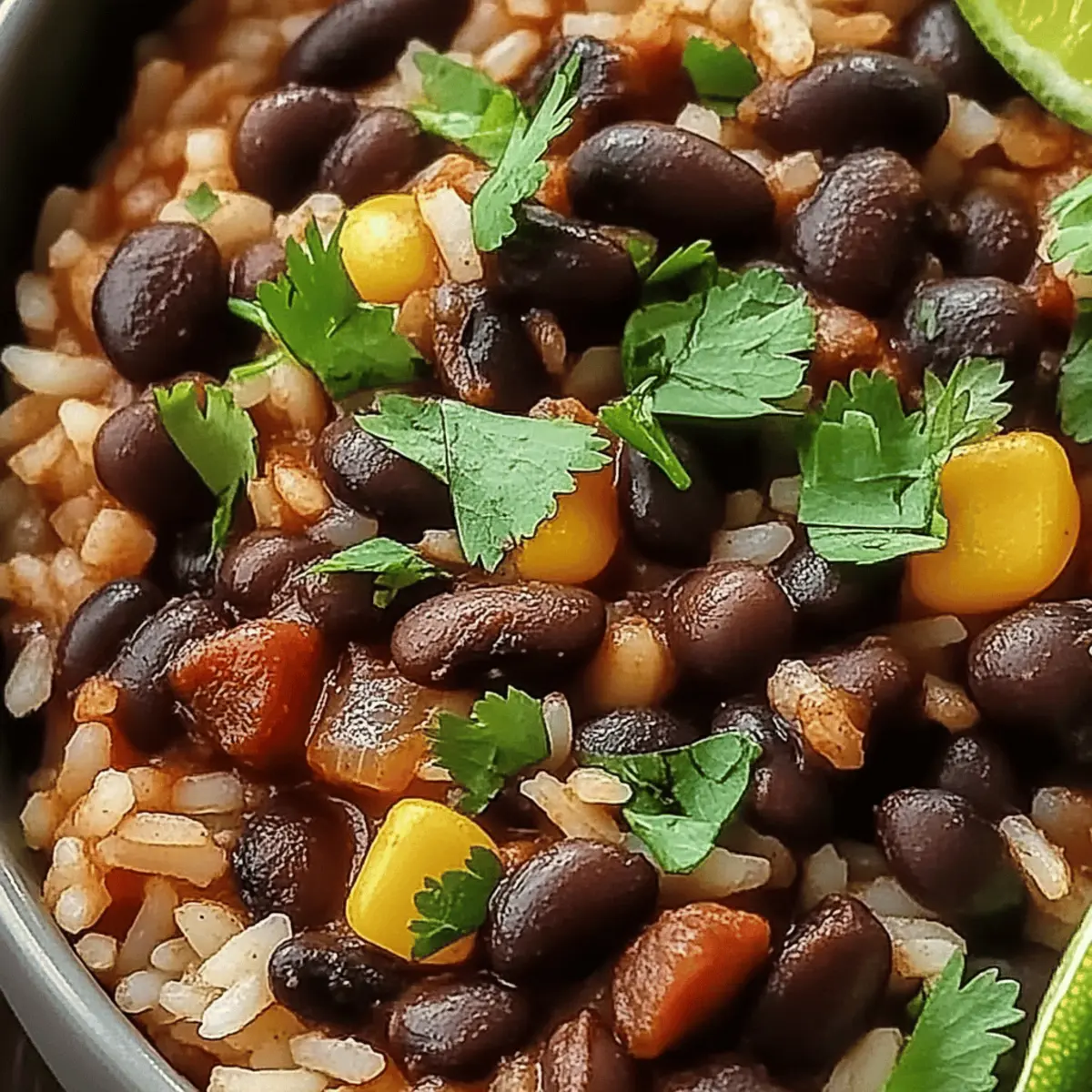 Delicious Black Beans and Rice