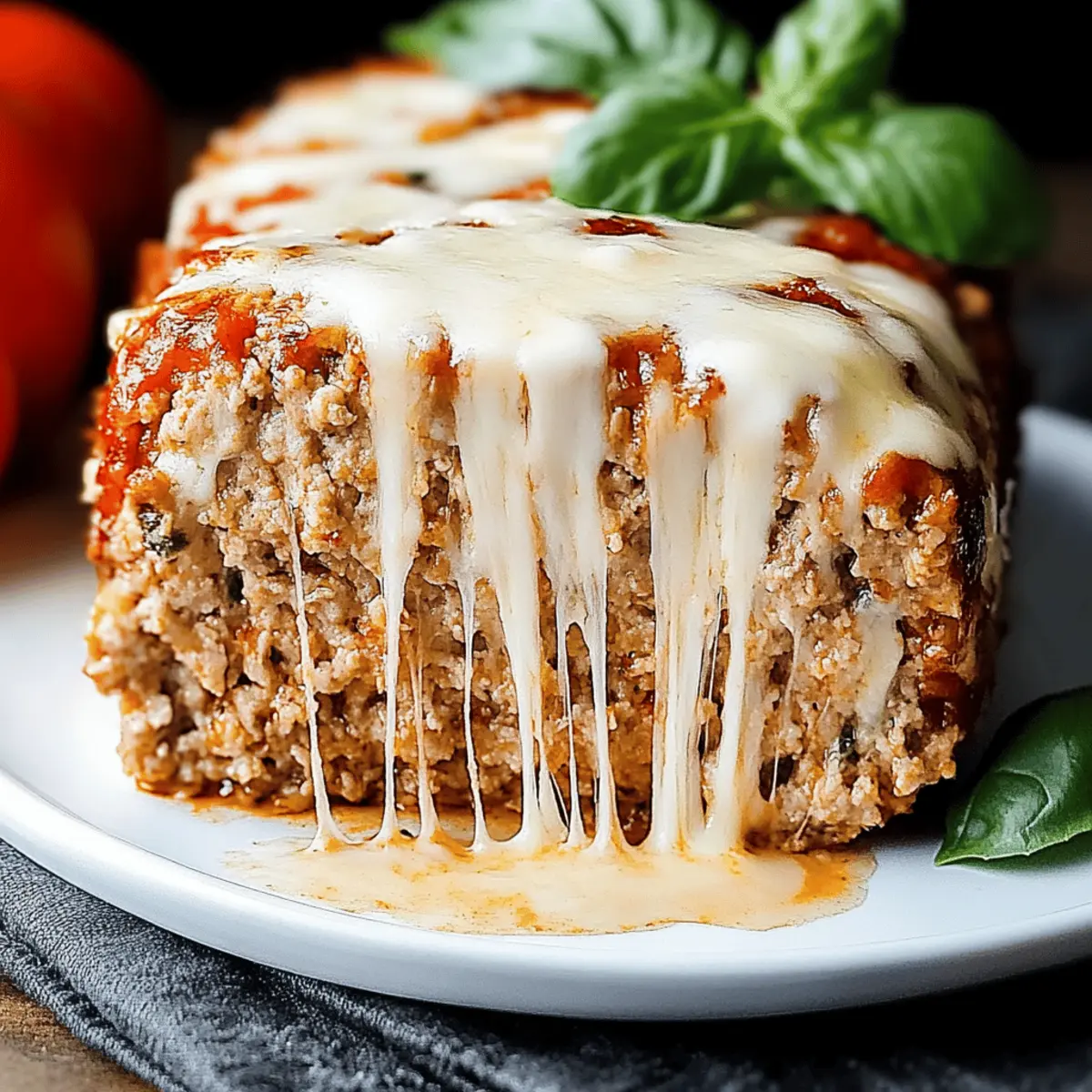 Ground Chicken Parmesan Meatloaf
