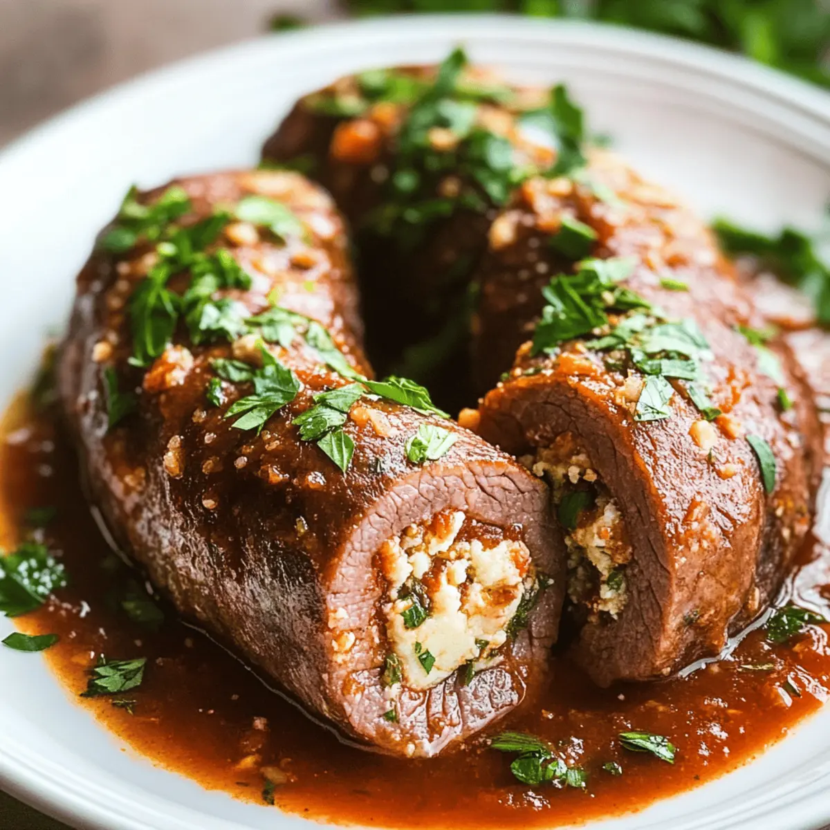 Italian Beef Braciole