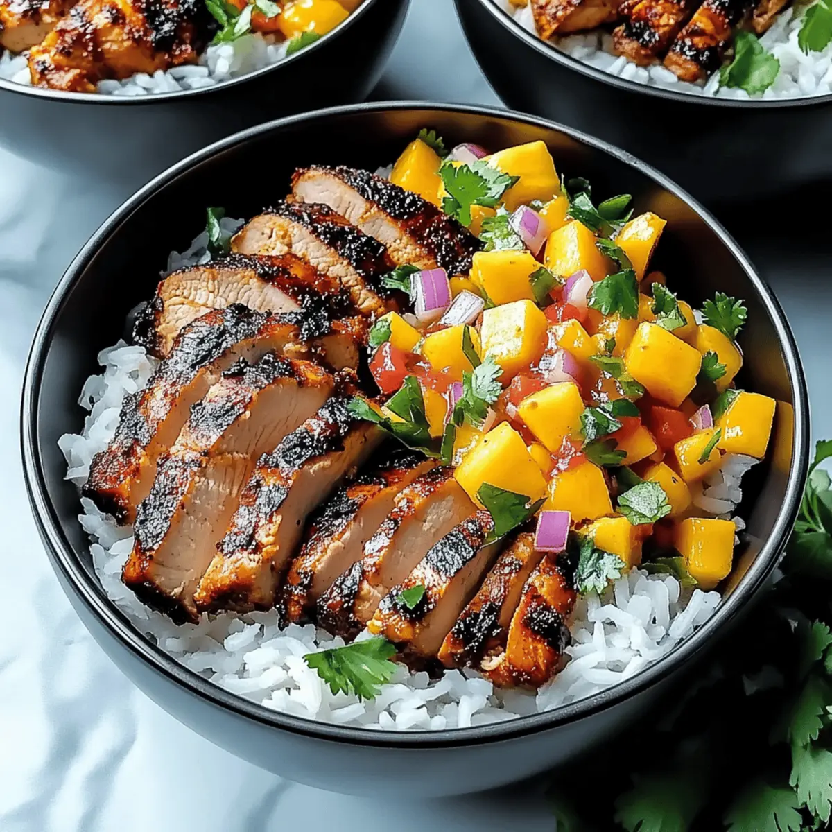 Jerk Chicken Rice Bowls