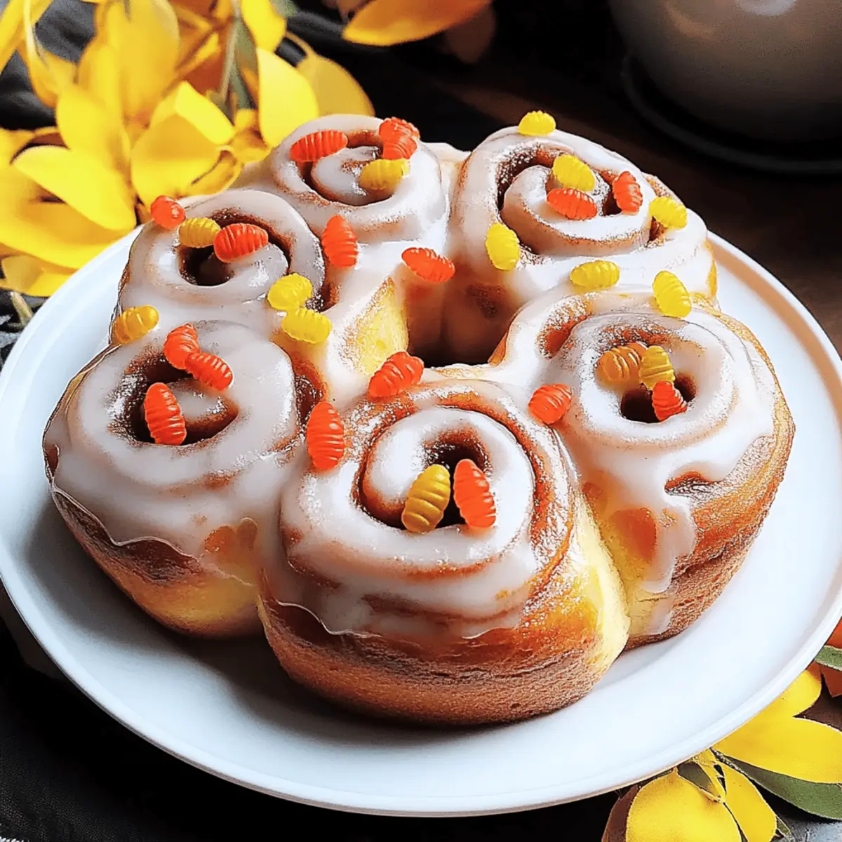 Make Creepy Crawly Cinnamon Rolls