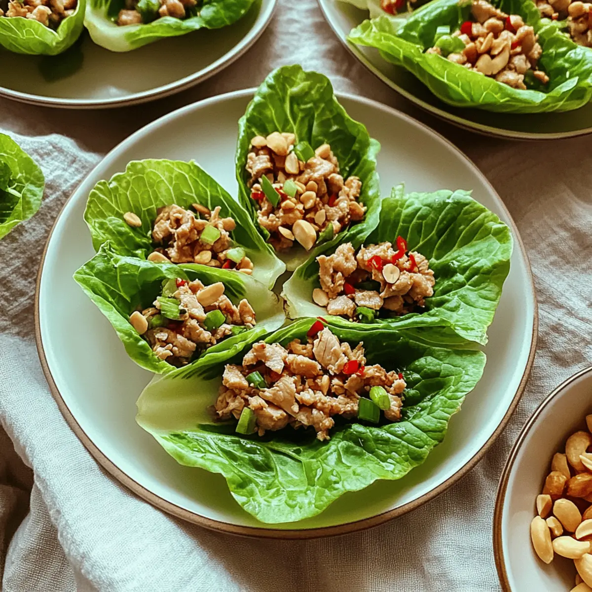 Quick & Zesty Vietnamese Chicken Lettuce Wraps