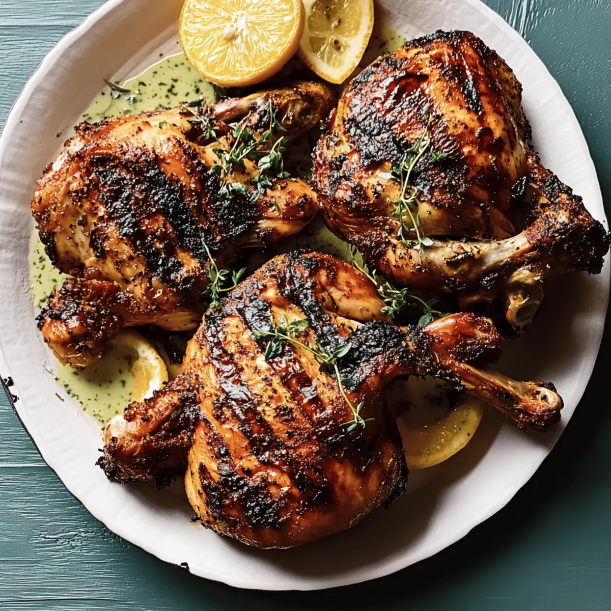 Spatchcocked Grilled Chicken