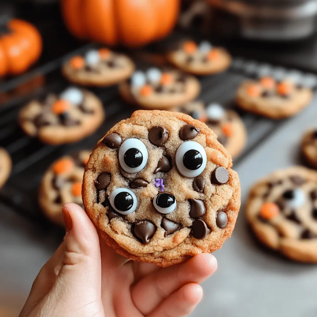 Spooktacular Halloween Chocolate Chip Cookies