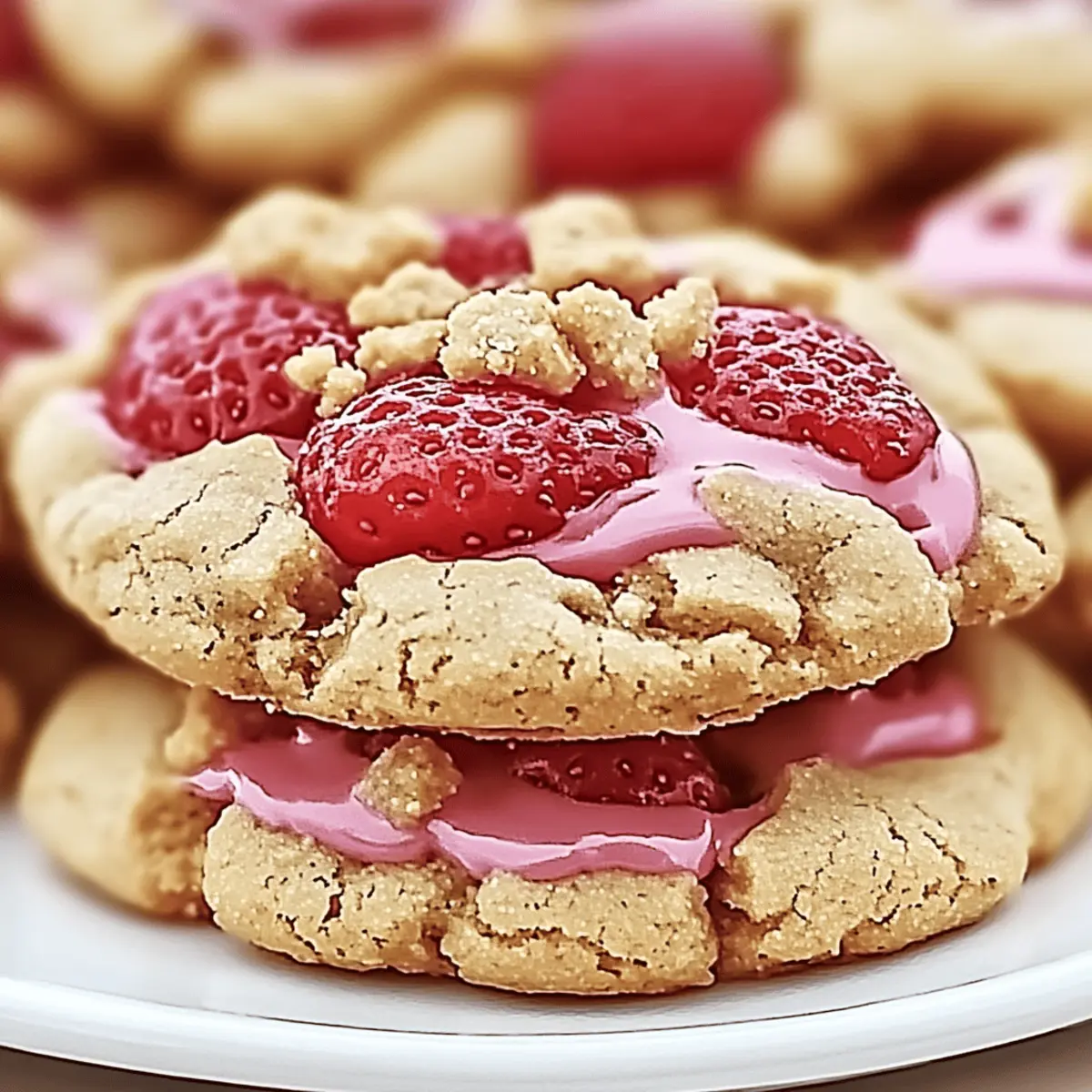 Strawberry Crunch Cookies