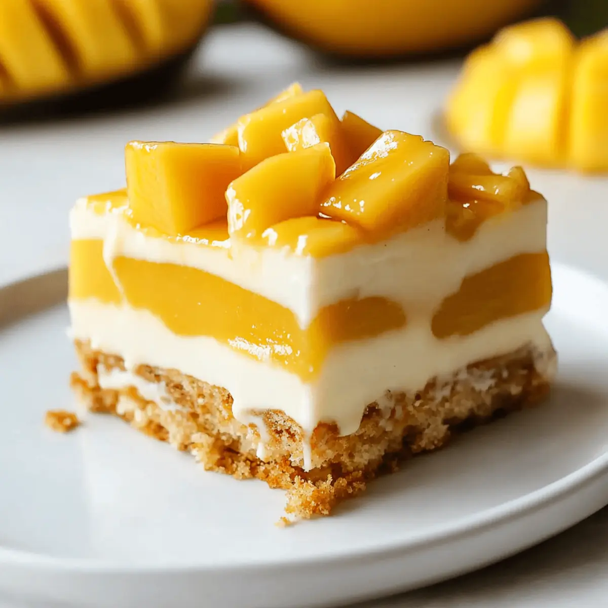 Vegan Mango Tiramisu