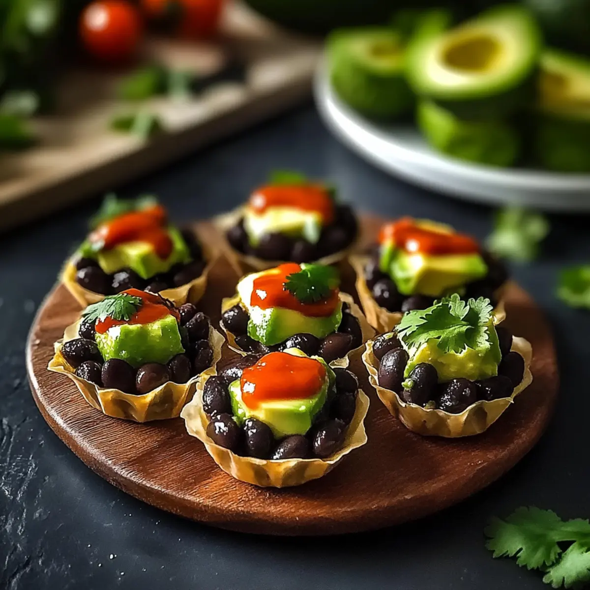 Delicious Black Bean And Avocado Bites