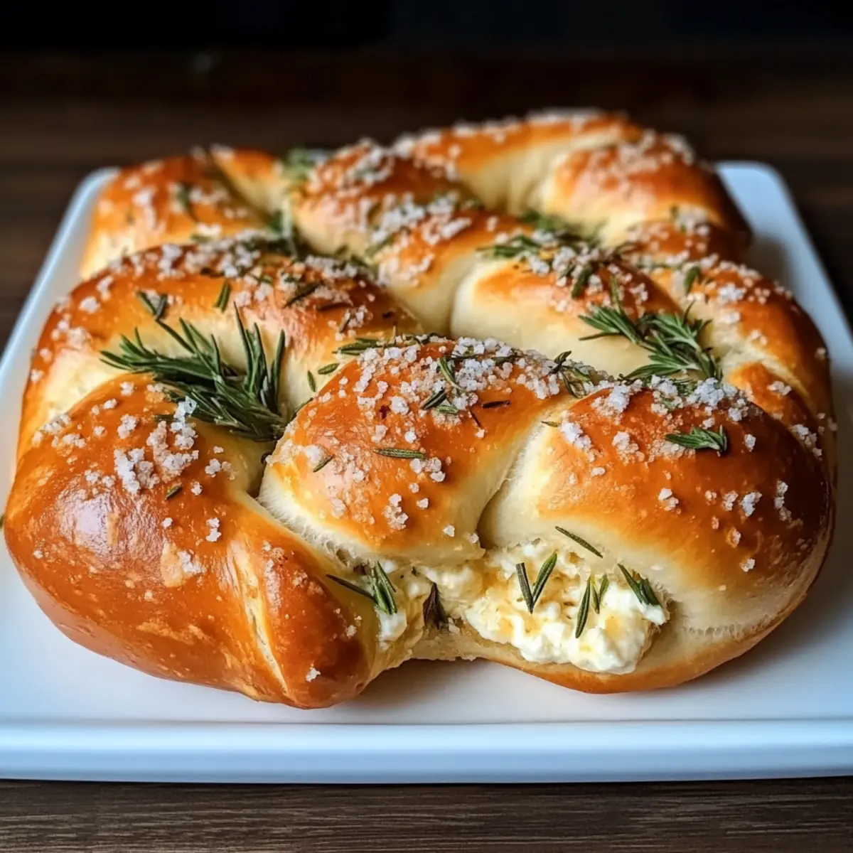 Cheesy Mozzarella Stuffed Rosemary Parmesan