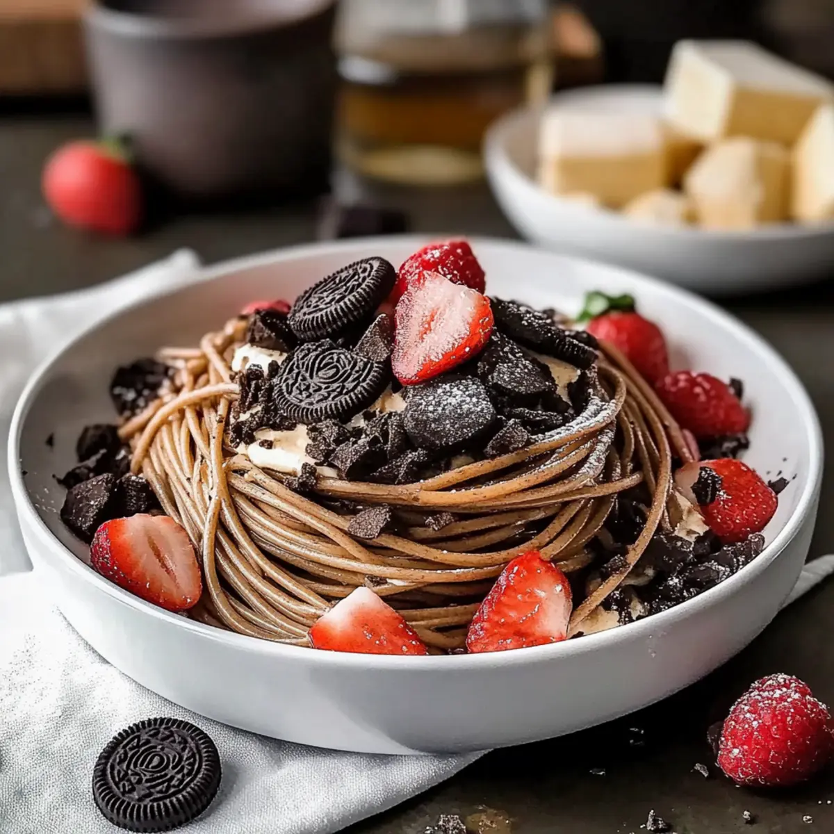 Chocolate Pancake Spaghetti