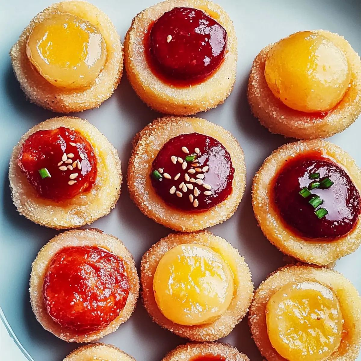 Tutti-Frutti Thumbprint Cookies