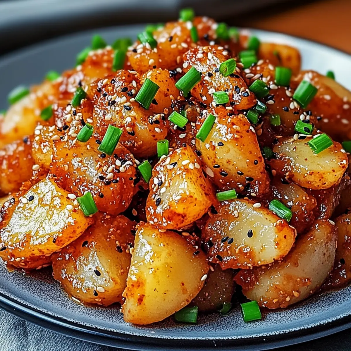 Crispy Korean Potato Dish