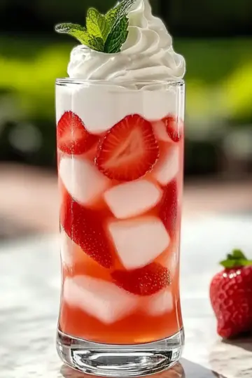 Refreshing Real Fruit Irish Cream Soda